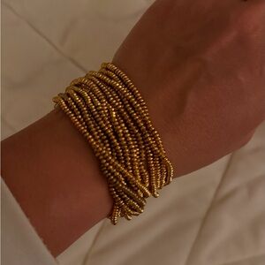 Zara Gold Beaded Bracelet